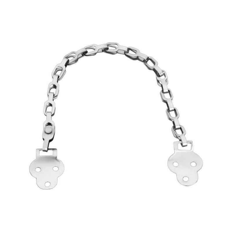 Smart Shophar 8 Inch SS Silver Mask Table Chain, 65067-SSTC-SS08
