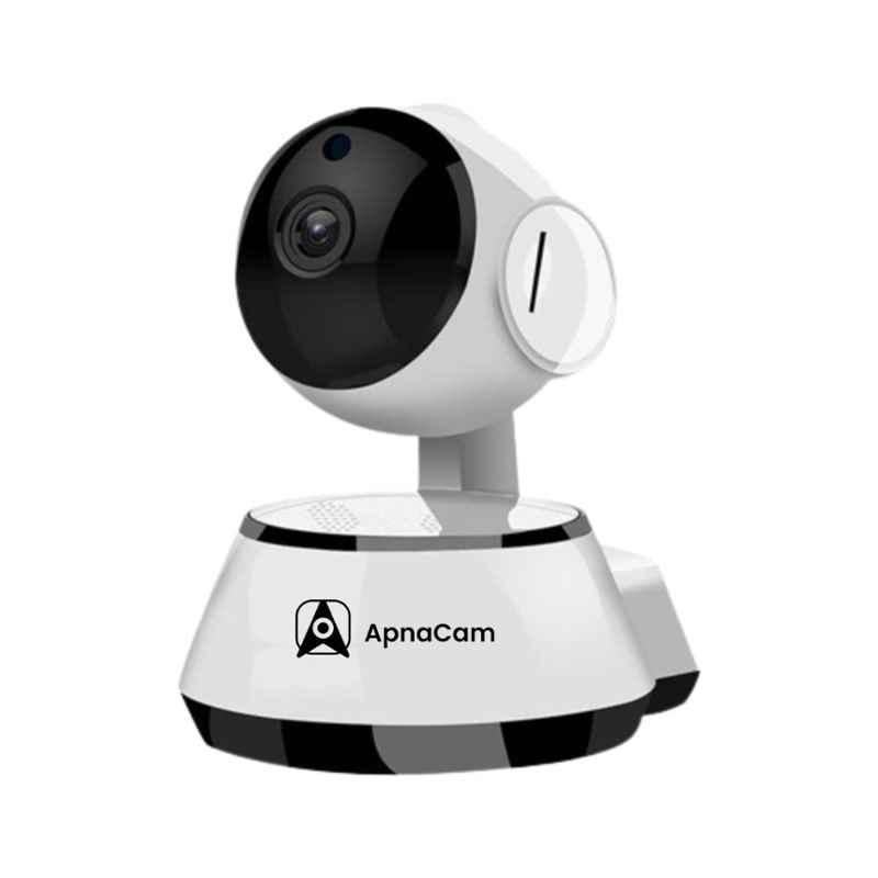 ApnaCam 2MP 355 deg Indoor PTZ Smart WiFi Camera 6IRs Live Monitoring, Two-Way Audio, Infrared Night Vision, SD Card Recording & Built-in Alarm
