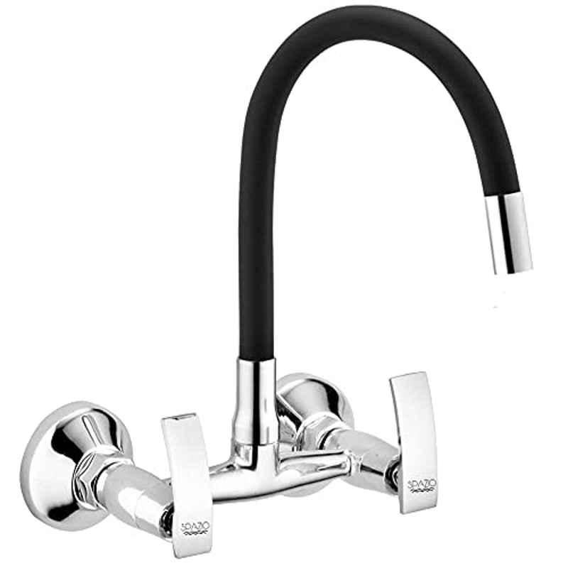Spazio SmartBuy Brass Chrome Finish Sink Mixer with Flexible Spout & Leg Set
