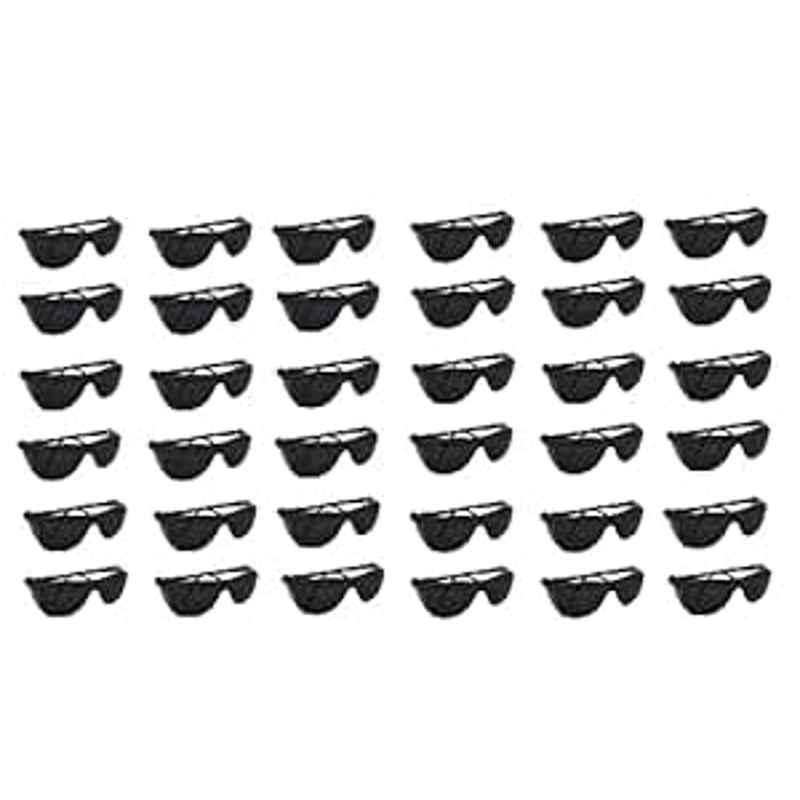 Welbuilt Polycarbonate Black Safety Goggle, WBSBPO36 (Pack of 36)