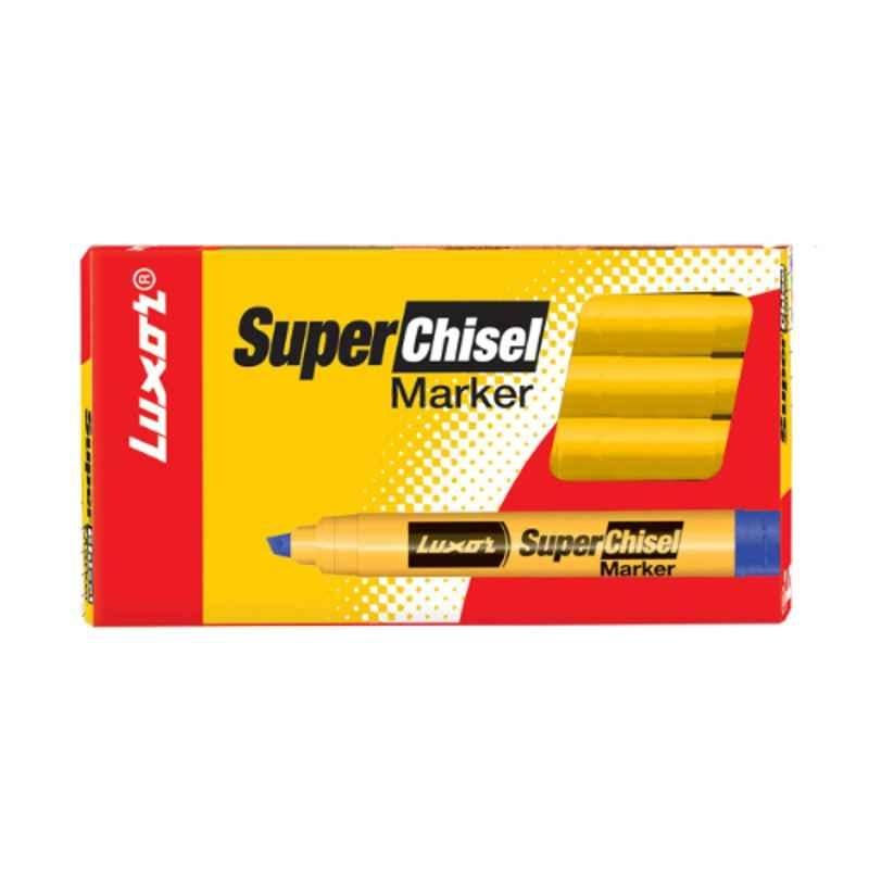 Luxor Super Chisel Yellow Marker, 997 (Pack of 500)