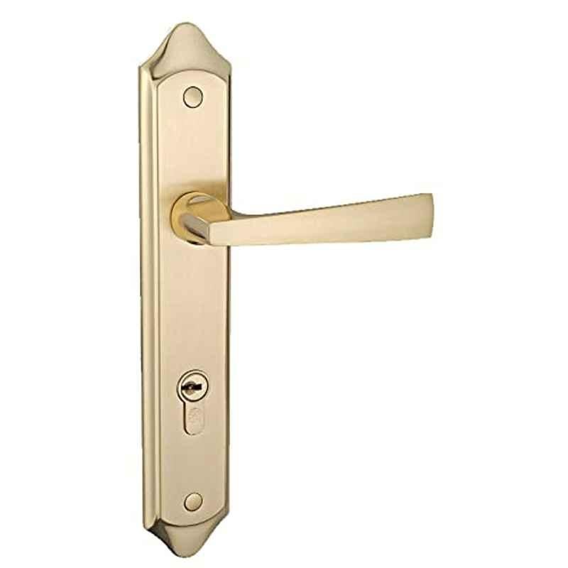 Bonus Topaz10inch 65mm Brush Brass Both Side Key Mortice Lock Set