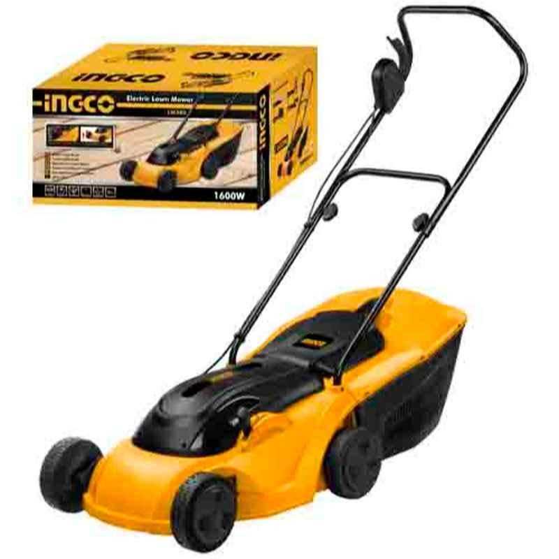 Ingco 1600W Electric Lawn Mower with 0.35m Power Cord, LM383