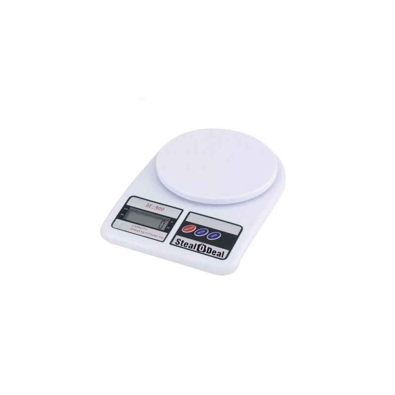 Stealodeal 5kg White Electronic Kitchen Weighing Machine, SF-400