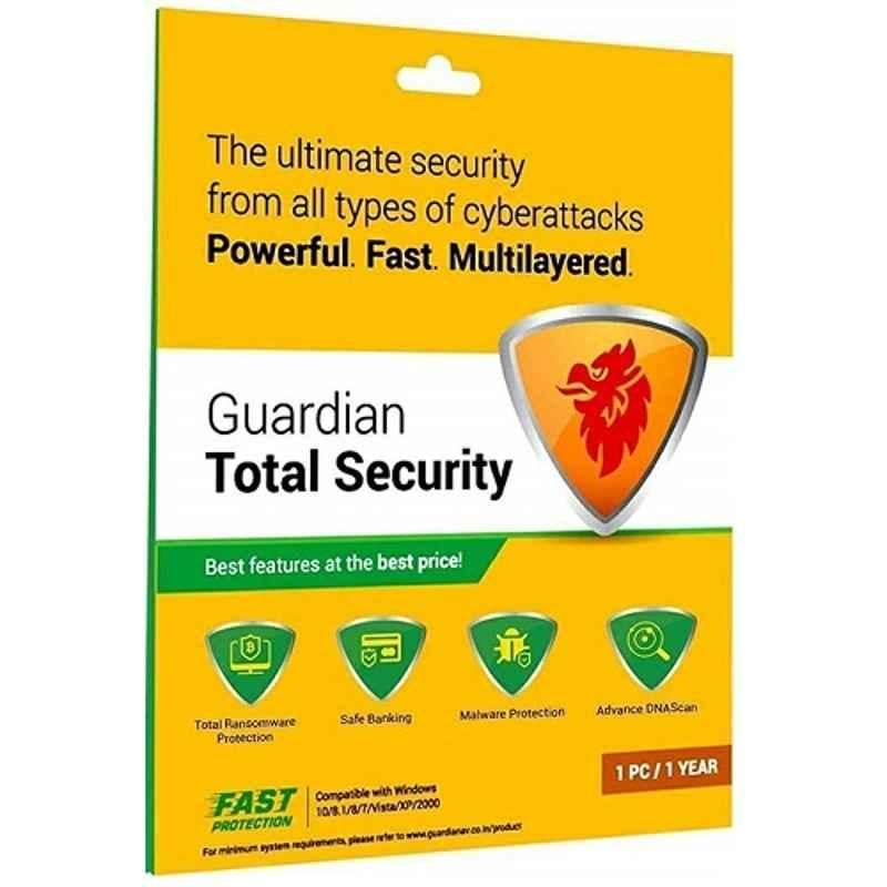 Guardian Total Security Antivirus 1 User for 1 Year