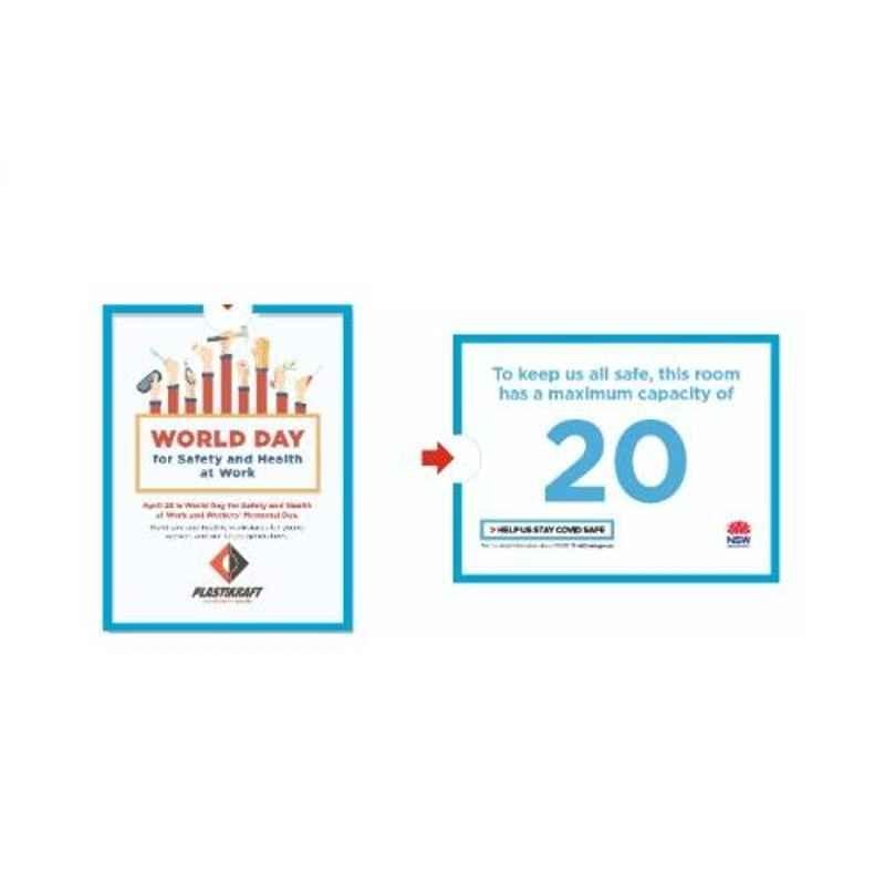 Plastikraft Self Adhesive Document Display Frame, P/L-A3 (Pack of 10)