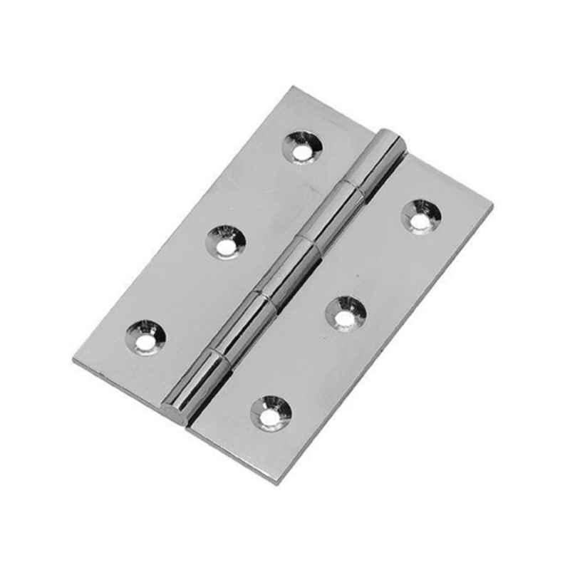 Smart Shophar 3x1x2 inch Stainless Steel Silver Butt Hinge, SHA40HG-BUTT-SL3X1X2-P1 (Pack of 3)