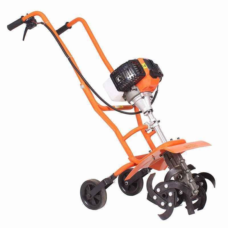 Mecstroke MS-52-Top 52cc 2 Stroke Petrol Garden Tiller Cultivator Rotavator, MS801NR