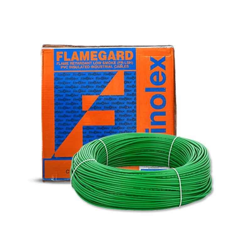 Finolex 4 Sqmm 90m Green Single Core FR-LSH PVC Insulated Industrial Cables, 10106