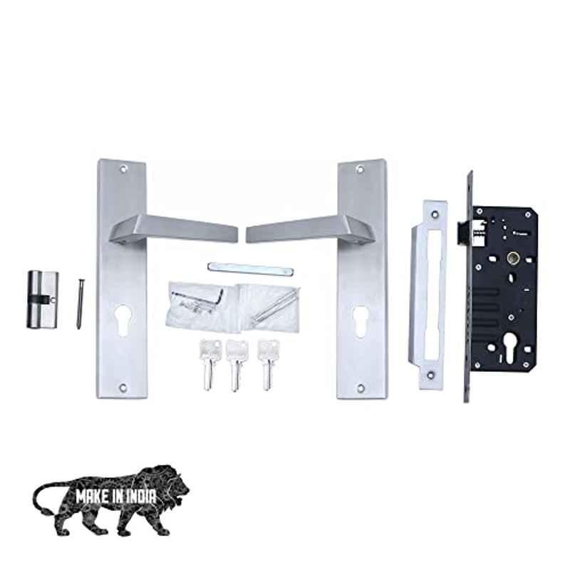 Voltizi Sana 10 inch â€ŽStainless Steel 304 Matt Finish Mortise Door Lock with Door Handle Lock Set