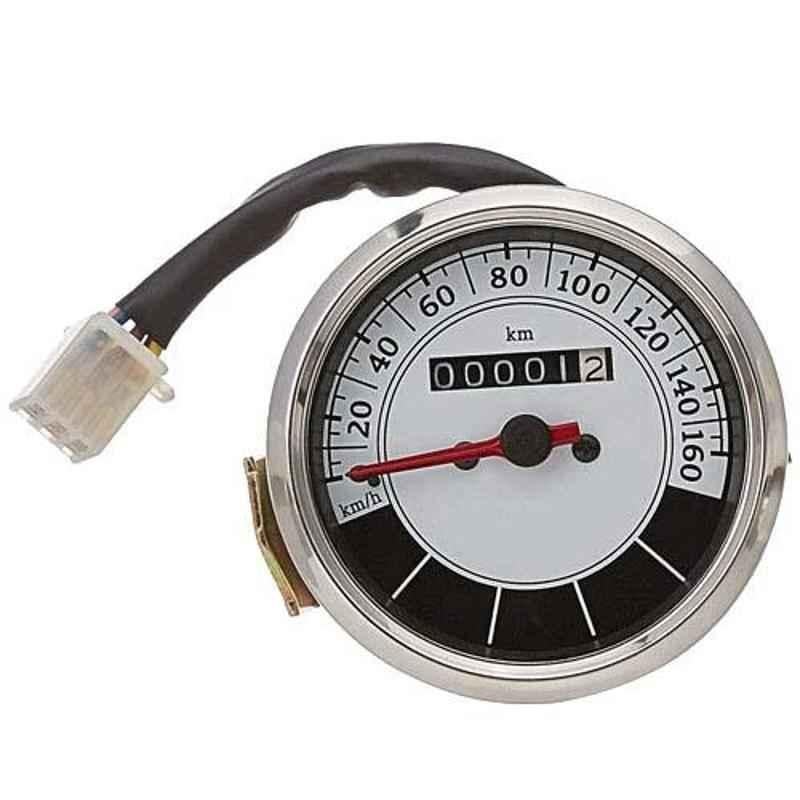 AllExtreme EXASG1P 0-160Km/h Analog Speedometer Odometer Speed Meter Gauge