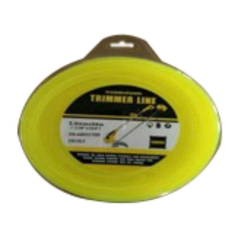 Trimmer Line 2mmx50m Polypropylene Yellow Wire Roll