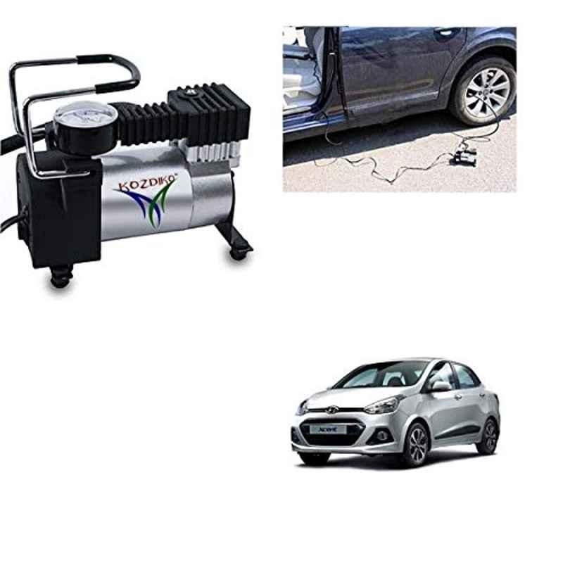 Kozdiko 12V DC Heavy Duty Metal Tyre Inflator for Hyundai Xcent, Tyre_Inflator_D140