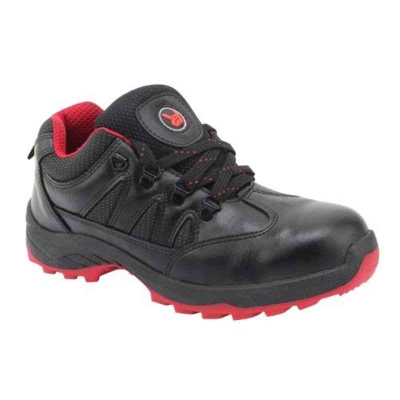 Hillson Steel Toe Synthetic Leather Safety Shoes, Swag 1903, Size- 8