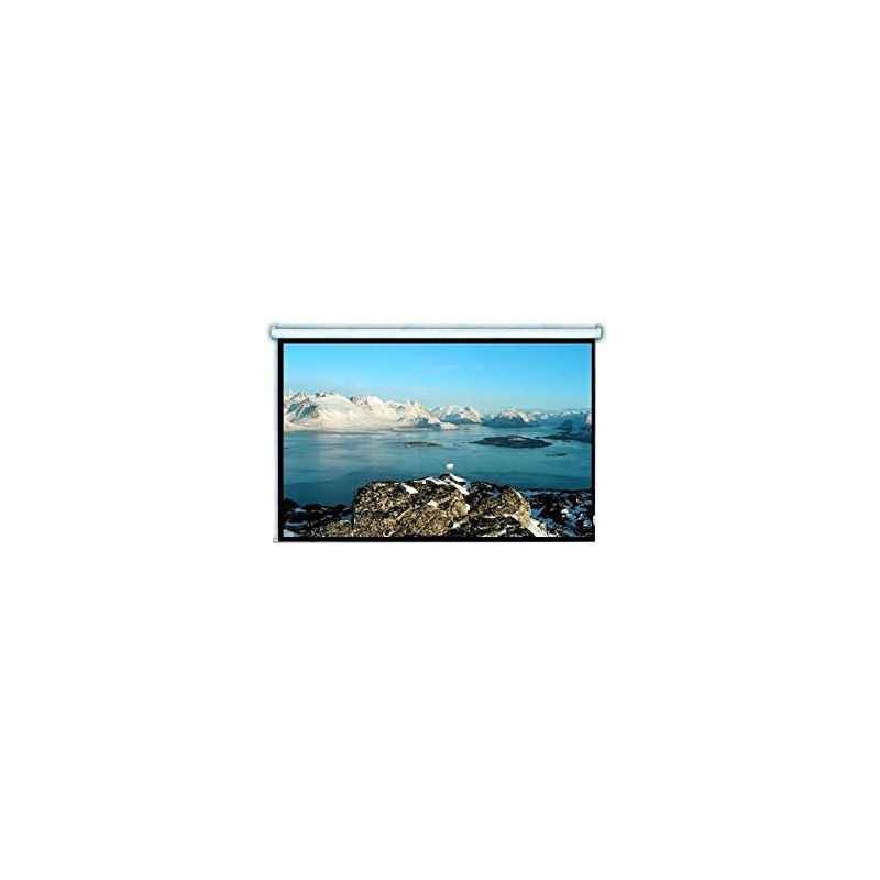 Punnkk E7 100 Inch Motorised Projector Screen, Size: 7x5 ft