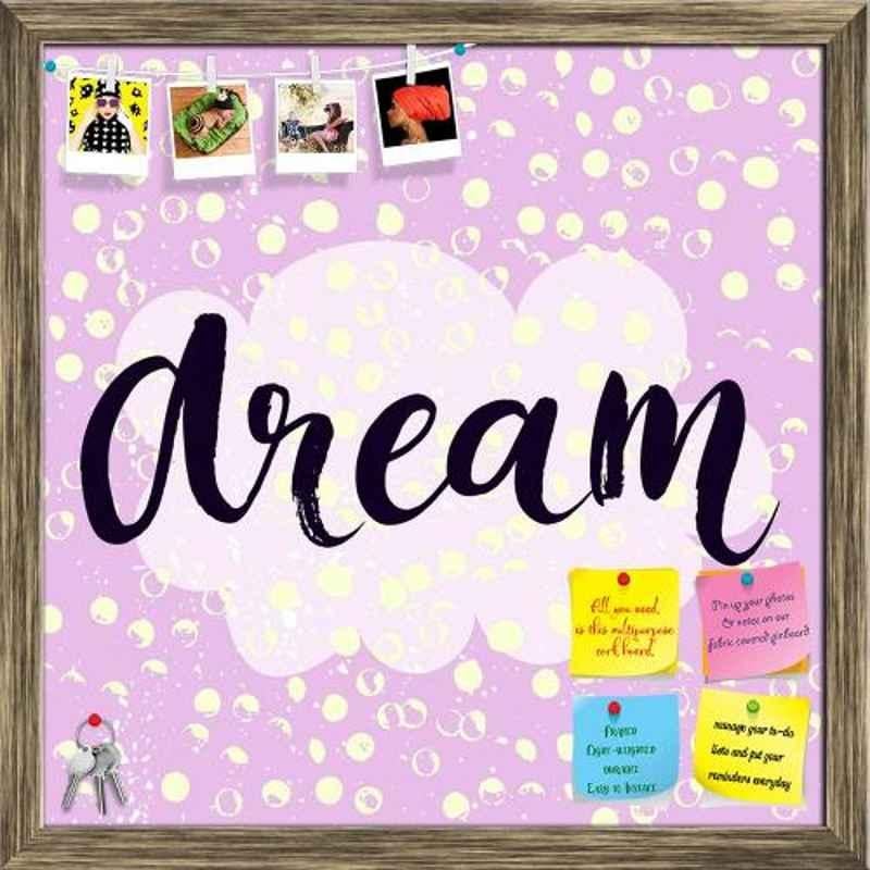 ArtzFolio 50.8x50.8x1cm Antique Golden Printed Bulletin Notice Pin Soft Board, AZSAO44652839BLB_FR_L_03_AG