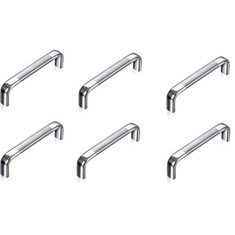 Galaxy 6 inch Stainless Steel Silver Cabinet Handle, (Pack of 6)
