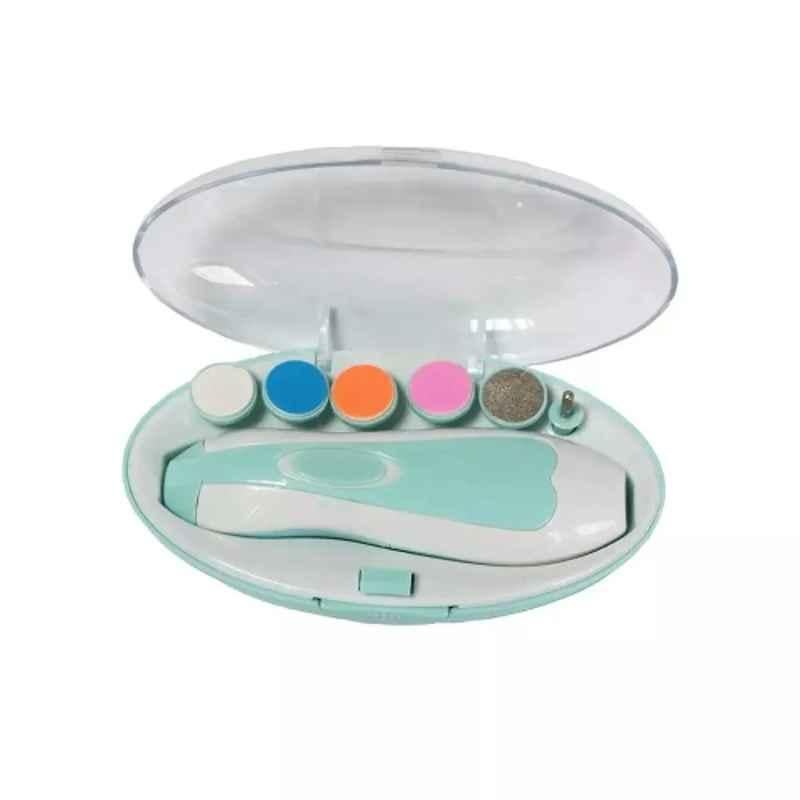 DeoDap ABS Electric Baby Nail Trimmer with Grinding Heads, 1223
