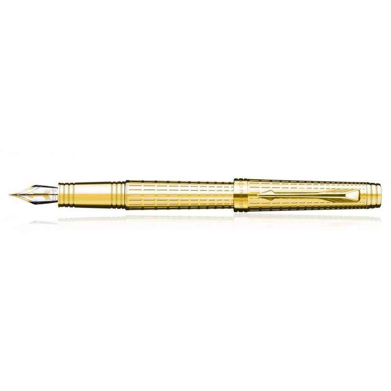 Parker Premier Graduated Chiselling xxlarge Nib GT Fountain Pen, 9000014140
