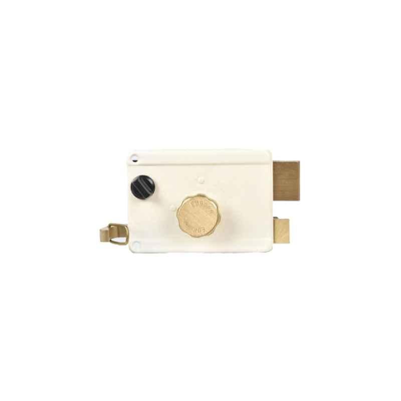 Europa 5 Pin Ivory Night Latch Main Door Lock, 1010
