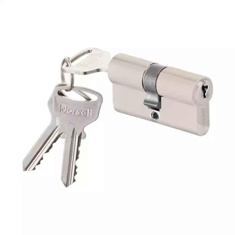 Dorset CL 211 SN 100mm Stainless Steel Satin Matt Finish Euro Profile Pin Cylinder Lock (Pack of 3)