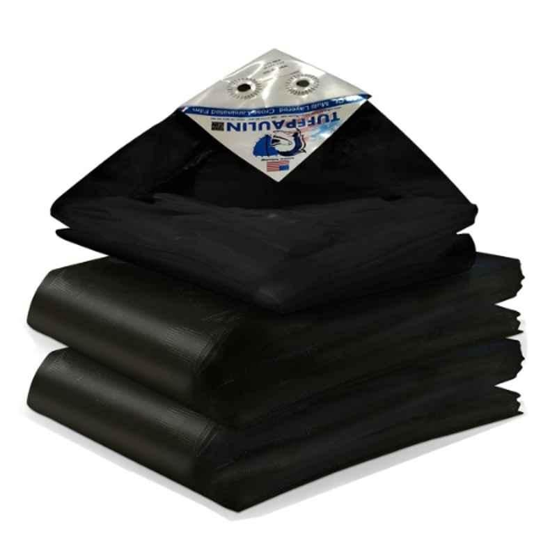 TUFFPAULIN 30x24ft 120 GSM Polyethylene Black Extra Strong Tarpaulin