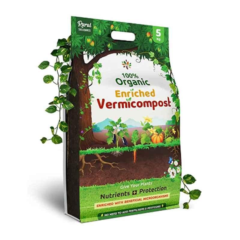 Rural Treasures 5kg Vermicompost Organic Fertilizer