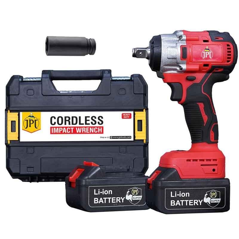 JPT 21V 1/2 inch 550Nm 4200rpm Cordless Impact Wrench Kit, JPT-IW-550-B