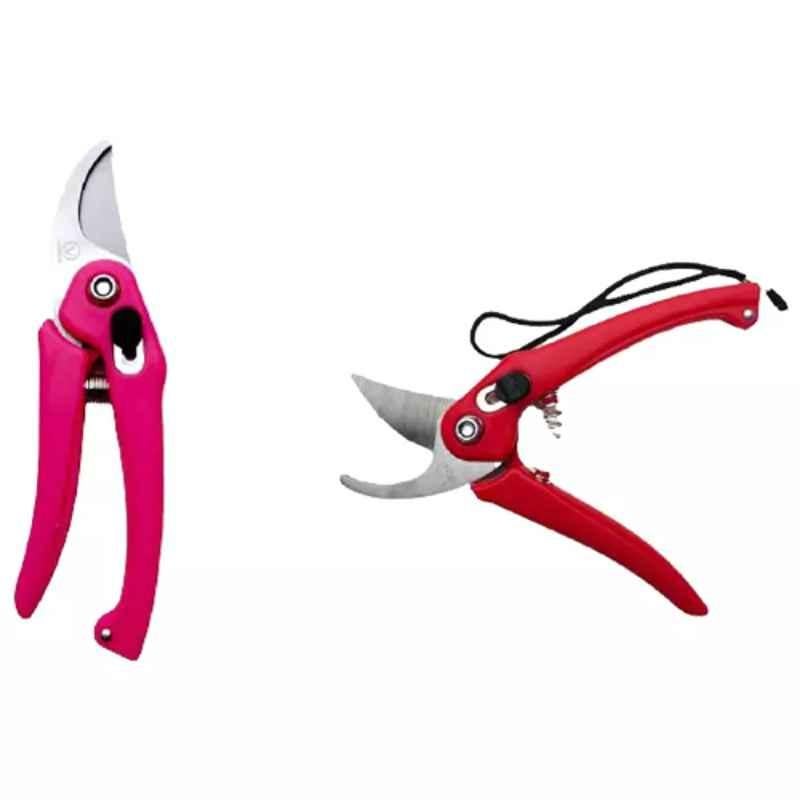 Sky Blue 0.98 inch Iron Bypass Pruner, SBPRUNERMDX0223 (Pack of 2)
