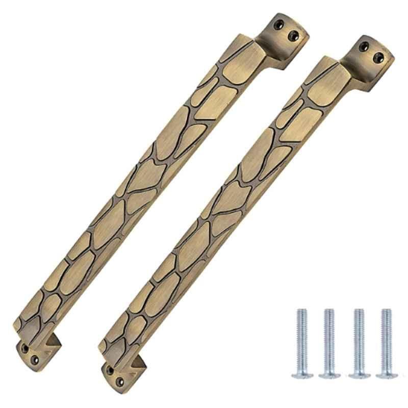 Atom Marvel 12 inch Brass Antique Finish Aluminum Pull Handle (Pack of 2)