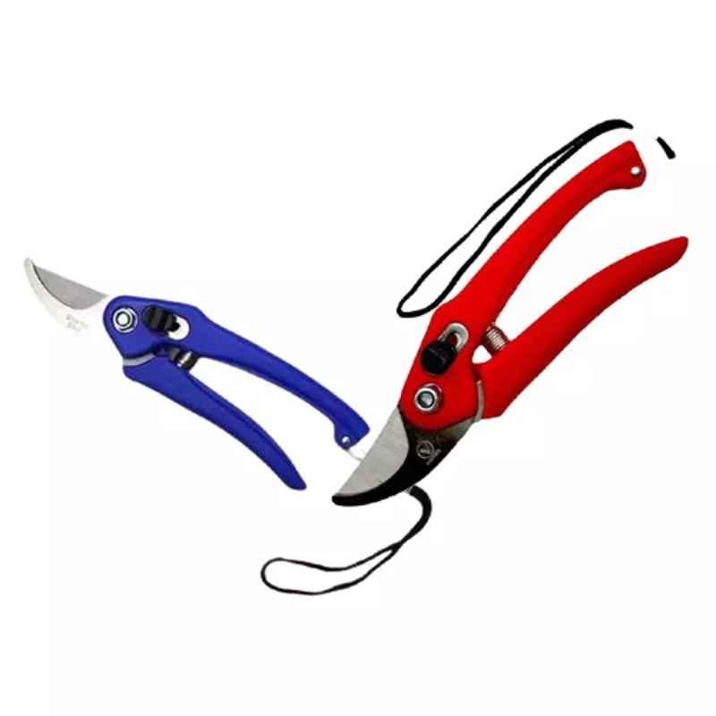 Sky Blue 0.98 inch Iron Bypass Pruner, SBPRUNERMDX0195 (Pack of 2)
