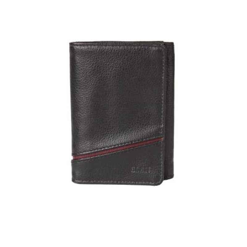 Elan 7x2x10.5cm 4 Slots Black Business Card Holder, EFCH-5126-BL
