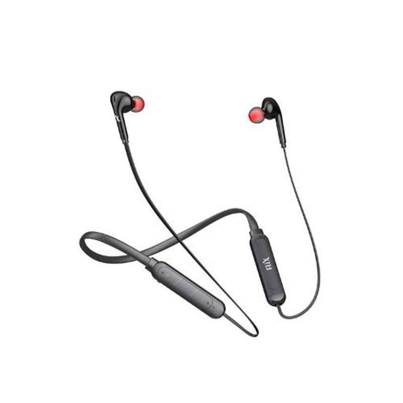 Flix Blaze Black Bluetooth 5.0 Neckband Up to 9hrs, XNB-N105
