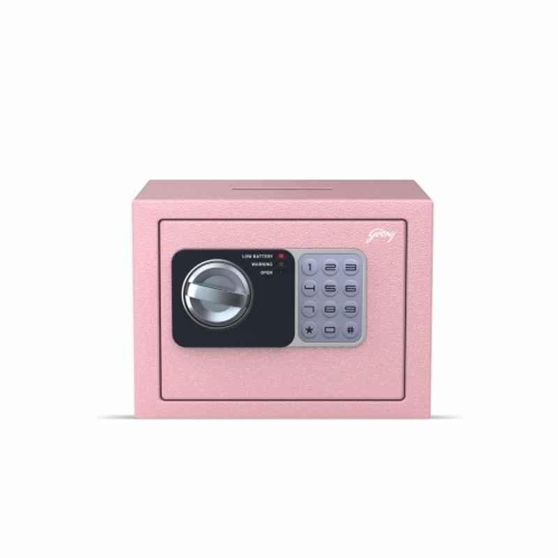 Godrej Dream Box GS 4.5 Liters Pink Electronic Digital Safe Locker with Automatic Freeze, Low Battery Indicator & Master Password (Tijori)
