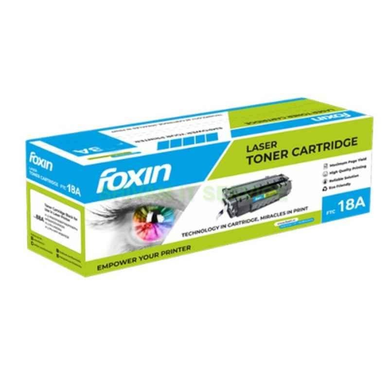 Foxin Black Toner Cartridge with Chip, FTC-18A