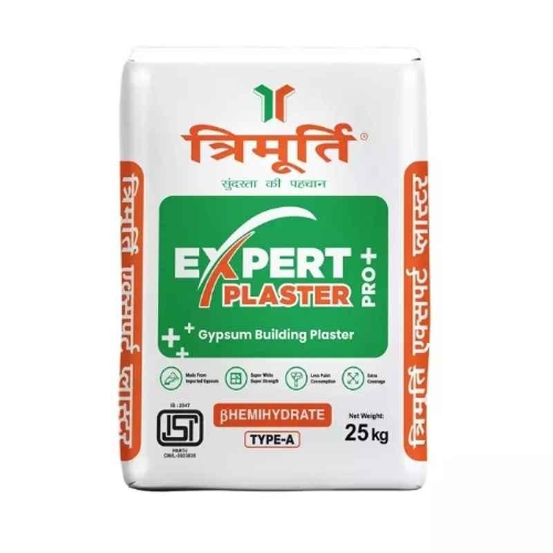 Trimurti Expert Pro+ 25kg White Gypsum Plaster, EPPGP25KG