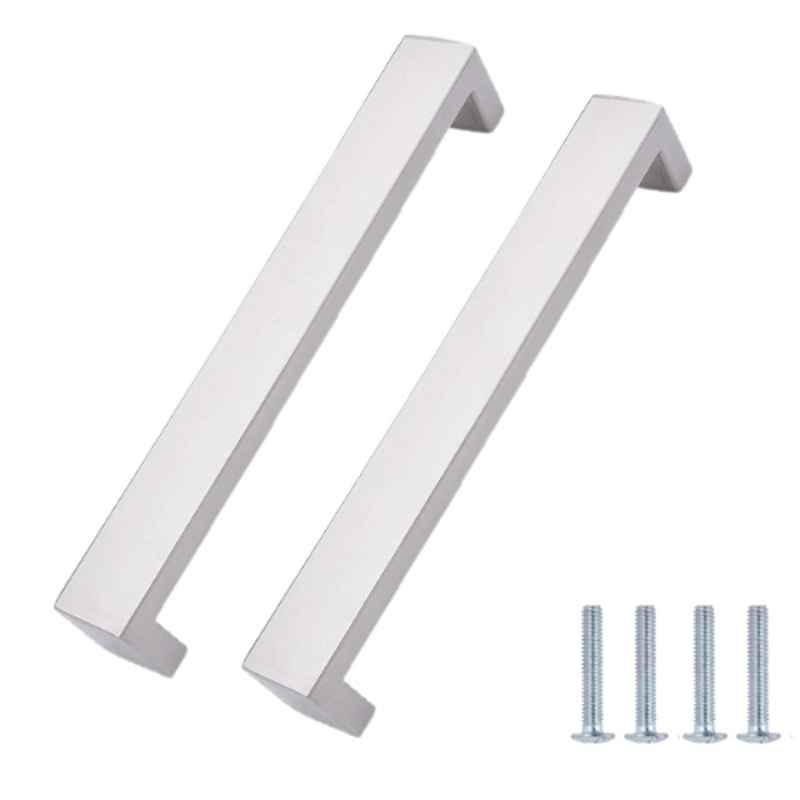 Atom PHS01 10 inch Silver Satin Finish Stainless Steel Pull Handle (Pack of 2)