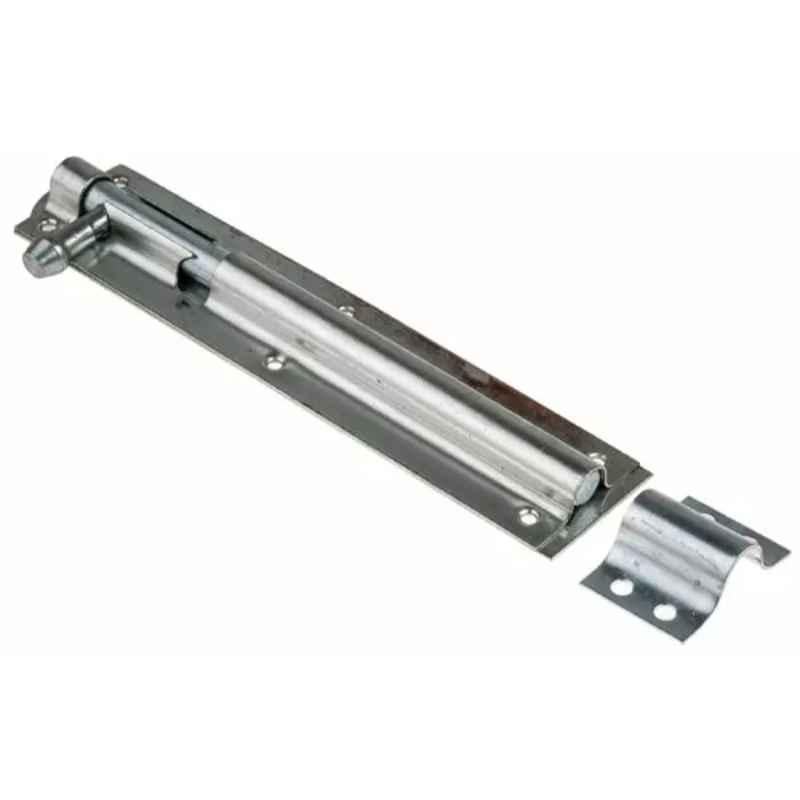 RS Pro 210mm Steel Zinc Plated Finish Tower Bolt, 8938622