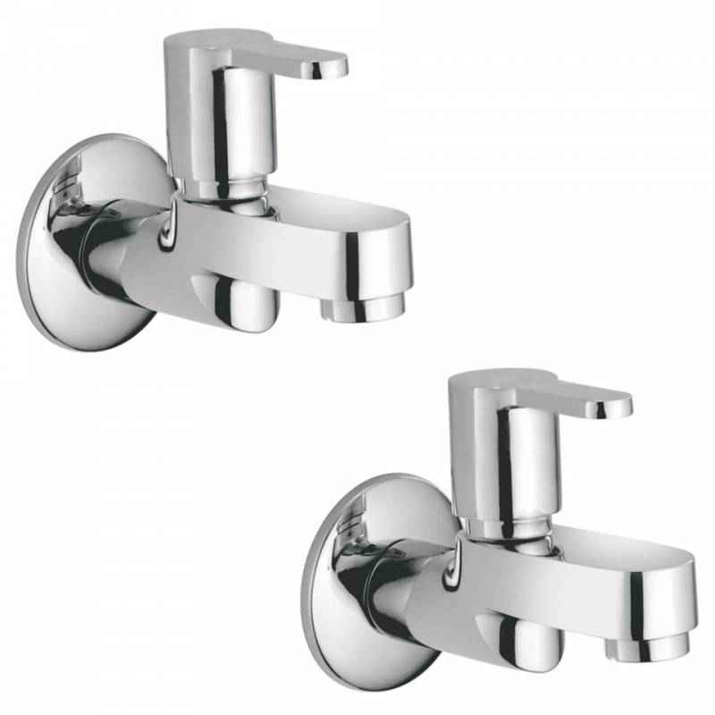 Jainex Admire Bibcock  with Wall Flange & Free Tap Cleaner, ADM-6312-S2 (Pack of 2)