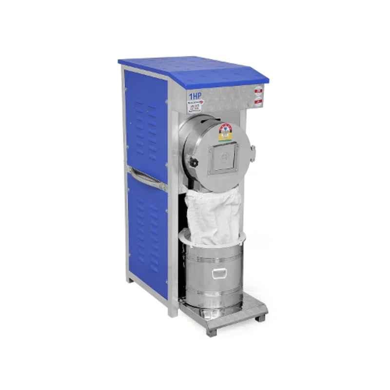 Microactive 1HP Stainless Steel Electric Blue 2 in 1 Fully Automatic Masala & Flour Mill Machine