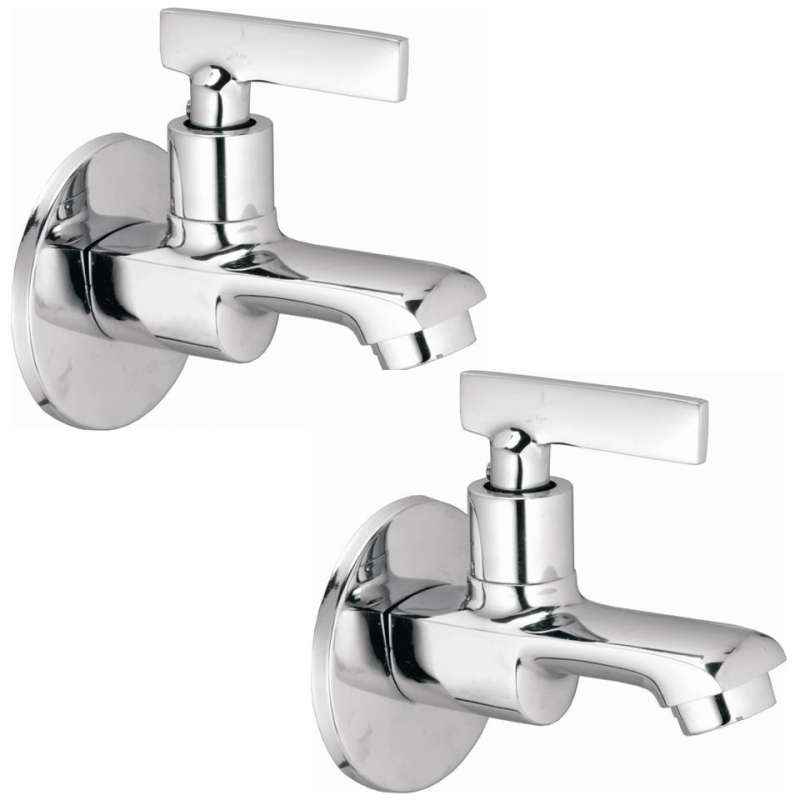Jainex Step Bibcock with Wall Flange, STP-2712-S2 (Pack of 2)