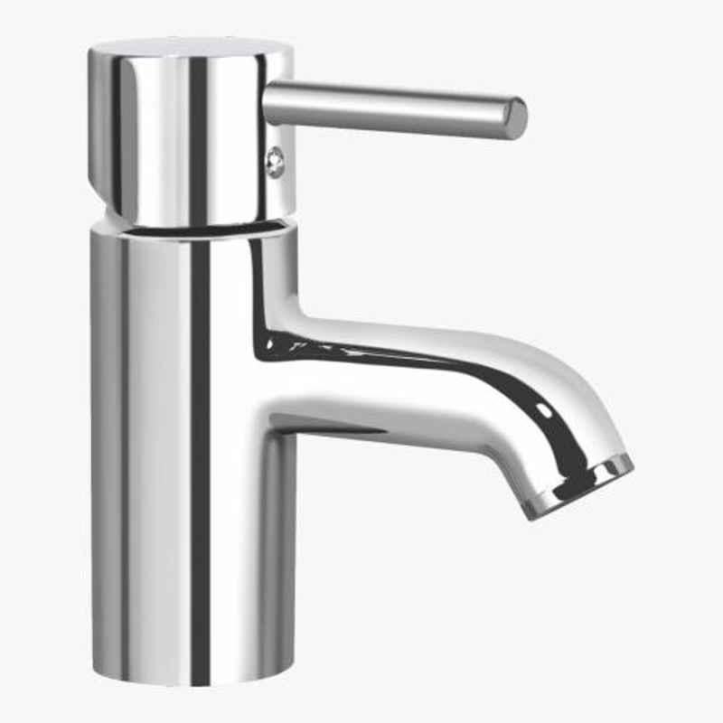 Kerovit Nucleus Silver Chrome Finish Single Lever Basin Mixer without Pop-up, KB111010