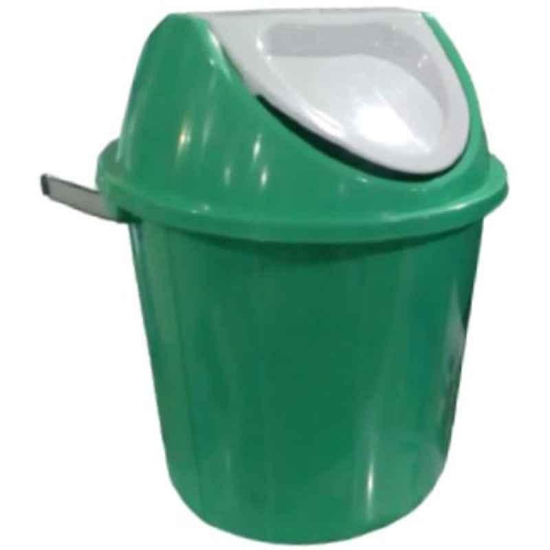 Delta Solutions 60L Green Plastic Swing Dustbin