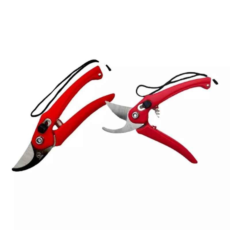 Sky Blue 0.98 inch Iron Bypass Pruner, SBPRUNERMDX0214 (Pack of 2)