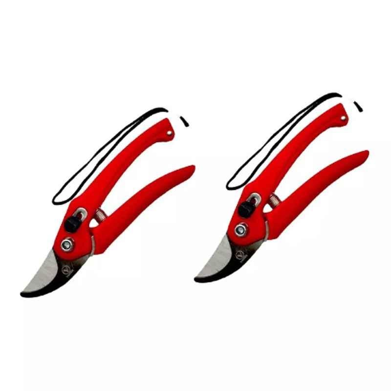Sky Blue 0.98 inch Iron Bypass Pruner, SBPRUNERMDX0198 (Pack of 2)