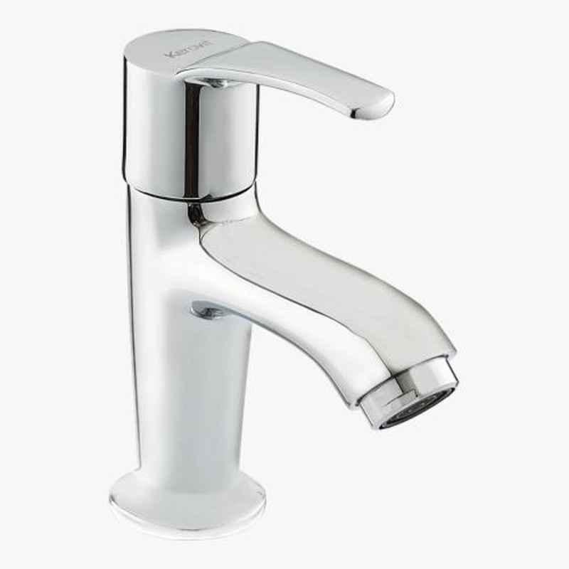 Kerovit Infinit Silver Chrome Finish Pillar Tap, KB2011001