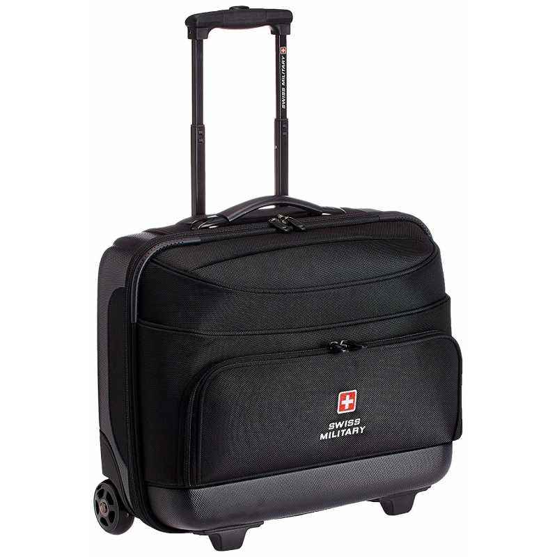 Swiss Military 45 Litres LTB-2 Black Colour Laptop Trolley Bag