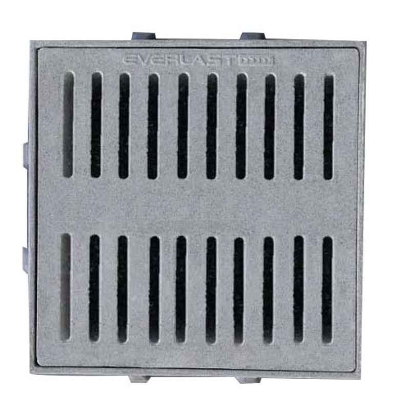 DUDHI 5 Ton FRP Square Gully Grating with Frame, SGS-600-5MT