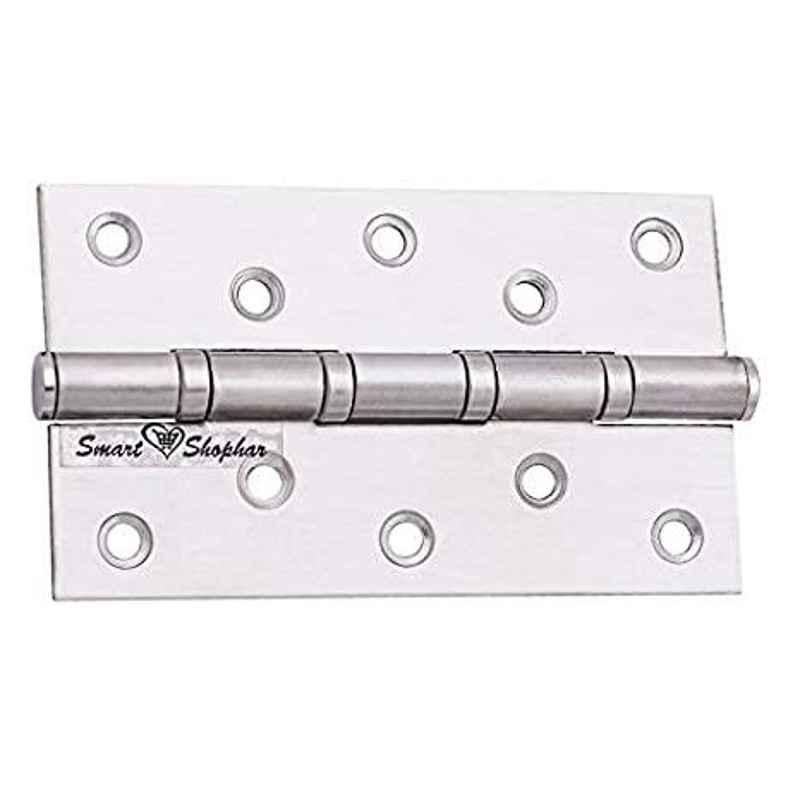 Smart Shophar 3 inch Stainless Steel Silver Bearing Hinge 3, SHA40HG-BEAR-SL3X1.5X3-P1