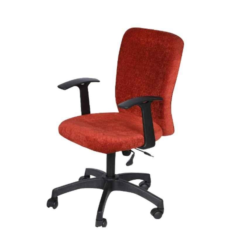 Heikin Fabric Red xxlarge Back Ergonomic Office Chair for Work from Home & Study, HE-00088